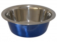 Ellie-Bo Medium Food or Water Bowl in Blue